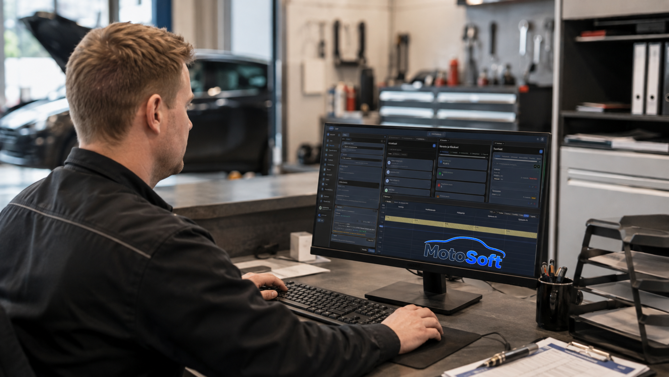 MotoSoft käytössä korjaamolla